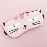 Маска для сна гелевая &quot;Pink cat&quot;