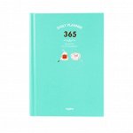 P701 ПЛАННЕР &quot;DAYLY PLANNER 365&quot; иллюстрированный + стикеры (морской)