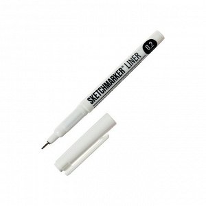 Ручка капиллярная для графических работ Sketchmarker, 0.2 мм, черный