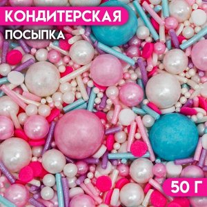 Кондитерская посыпка «Бабл Гам», 50 г в баночке