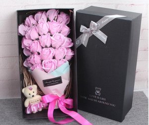 Подарочный набор мыла в виде роз