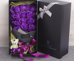 Подарочный набор мыла в виде роз