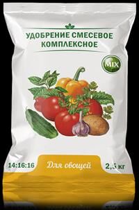 Удобрение комплексн. Нов-Агро Агровита Mix подкормка д/овощей N-14%,P-16%,K-16% 2,5 кг 1 уп. / 10шт / НА71 / 591423 Код: УТ-00486271