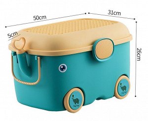 Ящик для хранения игрушек на колесах