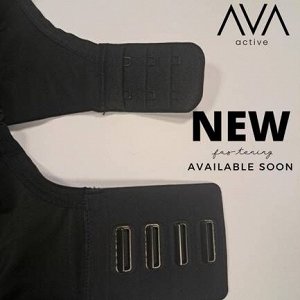 Топ спортивный Naomi M Maxi active бюст (застежка Click) (чёрно-синий)