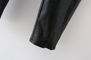 Женские брюки из экокожи