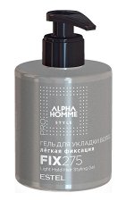 Гель для укладки волос легкая фиксация ESTEL ALPHA HOMME PRO, 275 мл