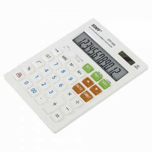 Калькулятор настольный STAFF STF-555-WHITE