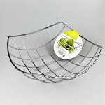 Ваза сервировочная квдратная 27х10см, металл1/60