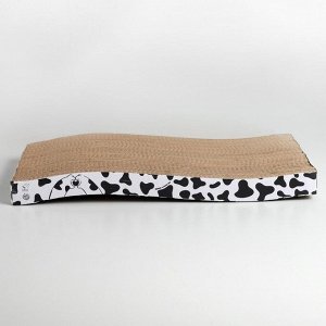 Когтеточка из картона с кошачьей мятой Moo-meow, волна, 22 х 45 см