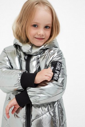 Куртка детская для девочек Silena серебряный
