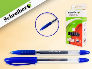 Ручки Ручка гелевая, цвет чернил - СИНИЙ, прозрачный корпус с резиновым держателем, ПРОИЗВОДСТВО - РОССИЯ