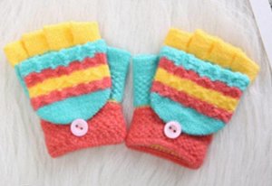 Перчатки-варежки детские утепленные цвет: 1
