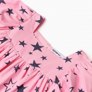 Платье детское KAFTAN "Звезды" р.32 (110-116 см) розовый