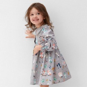 Платье детское с воротником KAFTAN «Зверята»