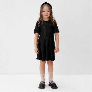 Платье нарядное для девочки KAFTAN размер 32 (110-116 см), черный