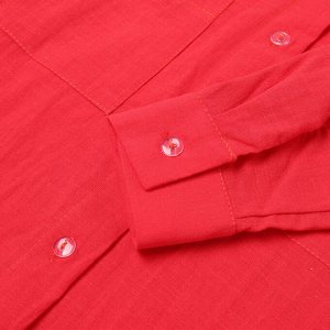 Костюм (рубашка и брюки) детский KAFTAN «Лён», красный