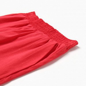 Костюм (рубашка и брюки) детский KAFTAN «Лён», красный