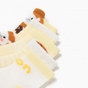Набор детских носков 5 пар MINAKU "Lion", р-р 9-12 см