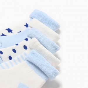 Набор детских носков 5 пар MINAKU "Нежность" р-р 7-10 см