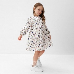 Платье детское с воротником KAFTAN «Ягоды»