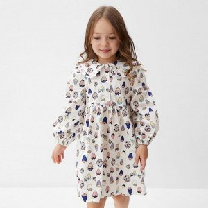 Платье детское с воротником KAFTAN «Ягоды»