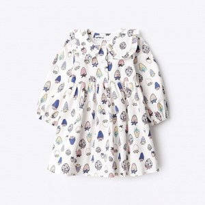 Платье детское с воротником KAFTAN «Ягоды»