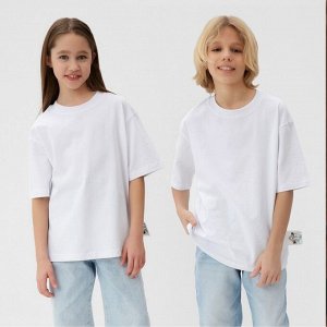 Футболка детская MINAKU:Basic line kids цвет белый.