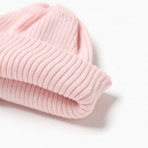 Шапка детская MINAKU, р-р 48-52, цвет нежно-розовый