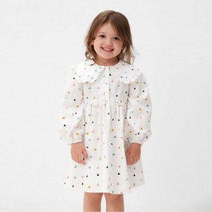 Платье детское с рюшами KAFTAN размер, белый