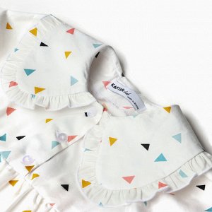 Платье детское с рюшами KAFTAN размер, белый
