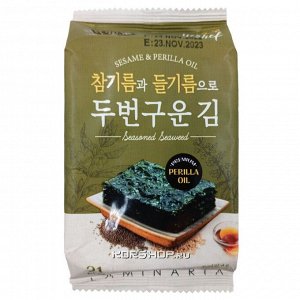 NORI LAND Сушеная морская капуста с маслом периллы 4 гр, , Арт-60424
