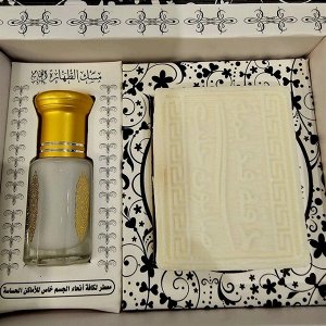 Набор подарочный Макмария-афродизиак Белый Сандал + мыло Сандал, 6 мл