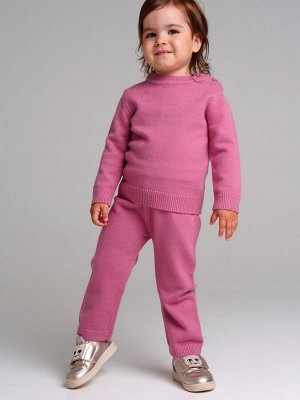Комплект детский трикотажный для девочек: джемпер, брюки