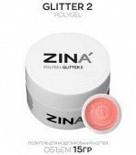 Полигель ZINA Glitter 2