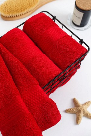 Баракат-Текс Полотенце махровое, г/к, 70х140, арт. 70-140 BS, 460 гр/м2, цвет: 109-красный
