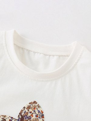 Костюм с легинсами и футболкой для девочки