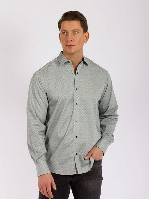 Рубашка Мужская  рубашка прямого кроя в стиле классика.Натуральное волокно. Застежка - кнопки.
Цвет:&nbsp;
					
						
								серый						
					
Состав:&nbsp;
					 100 % хлопок
Сезон:&nbsp;
					 Вс