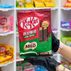 KitKat Milo Nestle 150g - Японский КитКат & Мило. Со вкусом горячего шоколада. 10шт