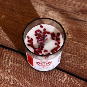 Свеча соевая «7 чакр», с кристаллами, 200 г, Муладхара