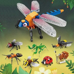 Мини-конструктор блочный "Мир насекомых"