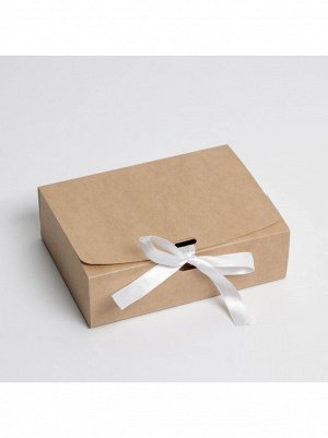 Коробка складная 16,5 х12,5 х5 см крафт