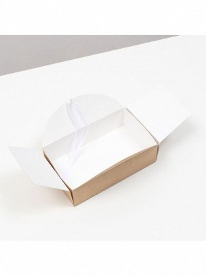 Коробка складная 20 х12 х6 см крафт 1/5