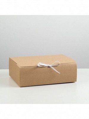 Коробка складная 27 х21 х9 см крафт