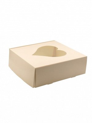 Коробка складная 30 х30 х10 см с окном цвет микс 1/10 HS-42-13