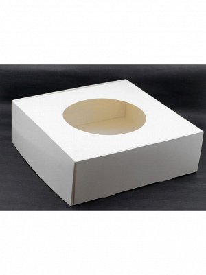 Коробка складная 30 х30 х10 см с окном цвет микс 1/10 HS-42-13