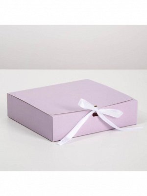 Коробка складная 16,5 х12,5 х5 см Лавандовая
