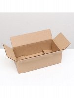 Коробка складная 31,5 х16 х10 см цвет бурый