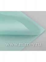 Пленка 58 см х10 м Флер матовая цвет мятный