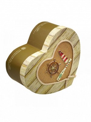 Коробка картон 33 х23 х16 см сердце 94309-18